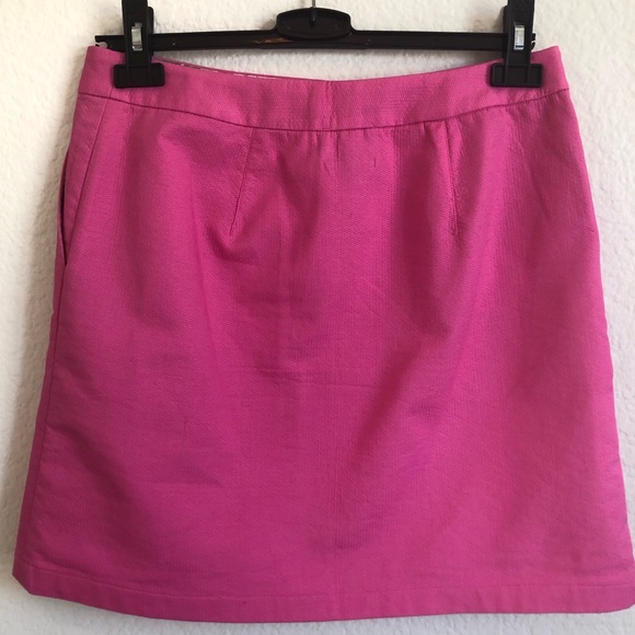 Anthropologie Barbiecore Pink Magenta Mini Skirt Size 0 with Pockets - Picture 2 of 8